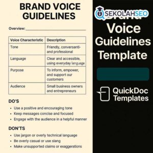 Brand Voice Guide Template